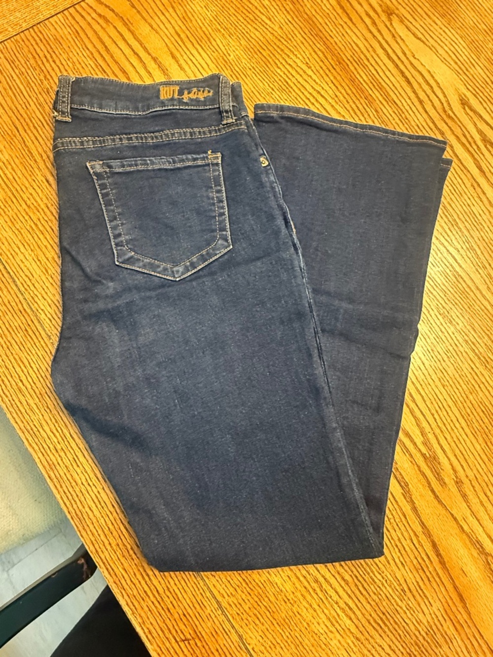 Kut from the Kloth- Nicole size 12 petite bootcut- dark blue